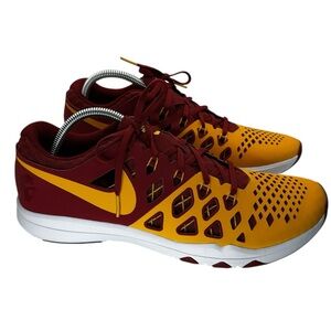 Nike Train Speed 4 AMP USC Trojans Men’s 11.5 Burgundy Gold NWOB
